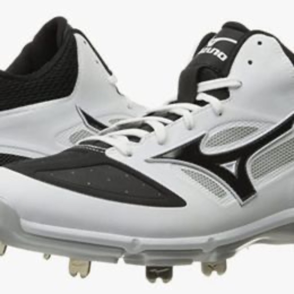 New Mizuno Men\'s Dominant Mid Baseball Shoe cleat size 11.5 main image 5